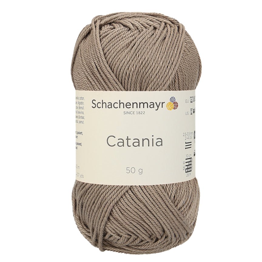 Catania | Baumwolle | 125m/50g | Farbe 254 - Taupe | rebecca-online.de