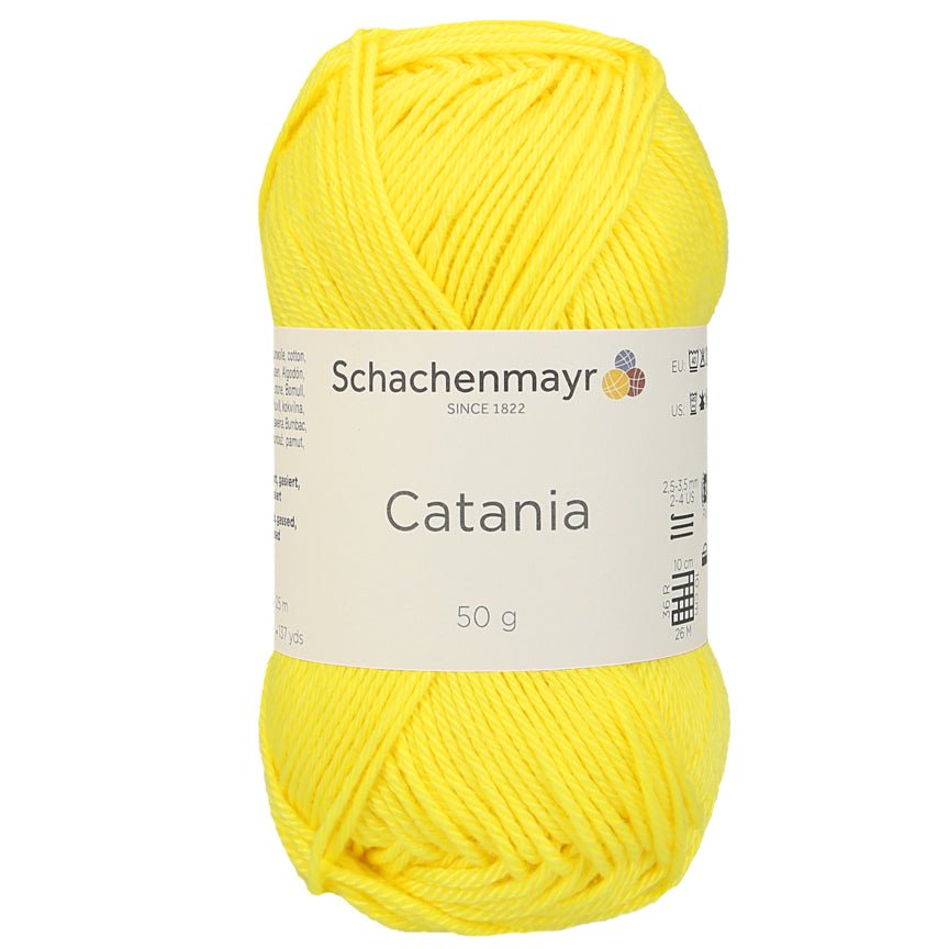 Catania | Baumwolle | 125m/50g | Farbe 280 - Löwenzahn | rebecca-online.de