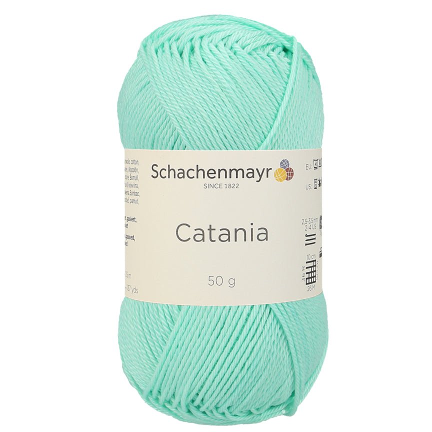 Catania | Baumwolle | 125m/50g | Farbe 385 - Mint | rebecca-online.de