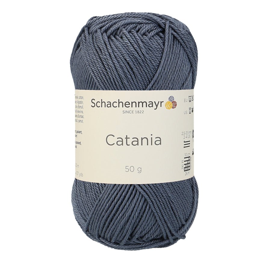 Catania | Baumwolle | 125m/50g | Farbe 393 - Graphit | rebecca-online.de
