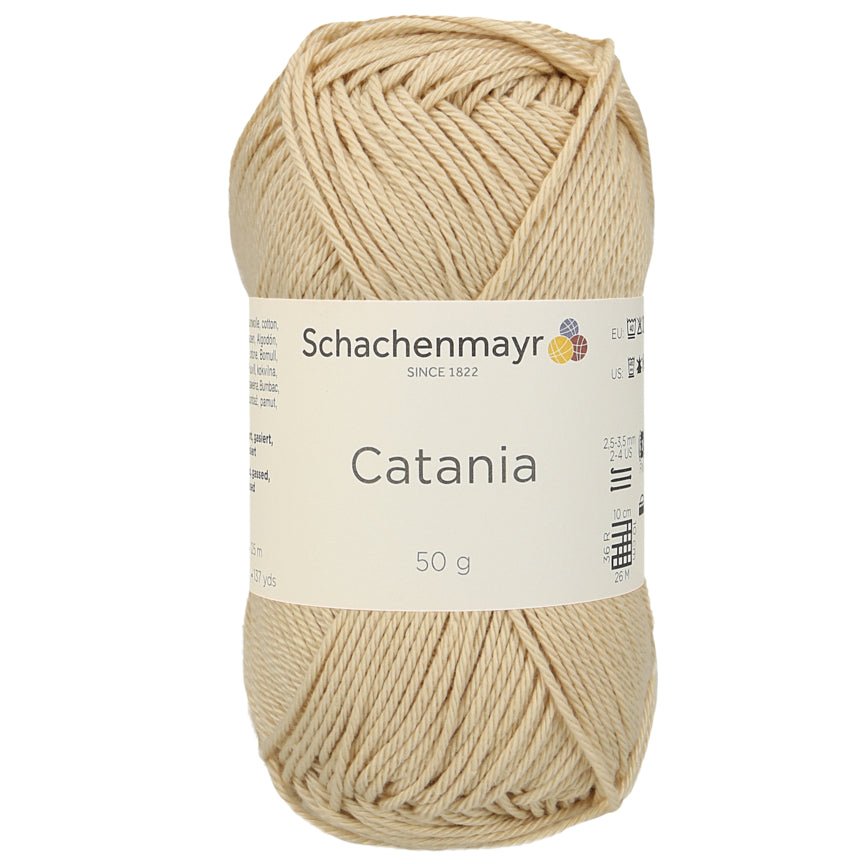 Catania | Baumwolle | 125m/50g | Farbe 404 - Sand | rebecca-online.de