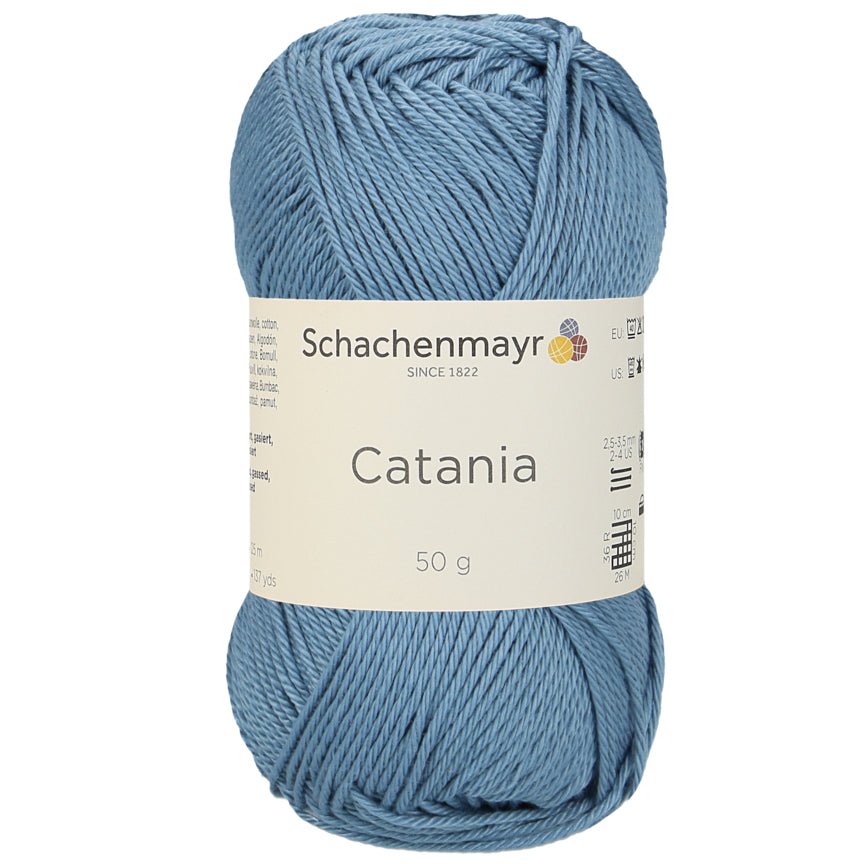 Catania | Baumwolle | 125m/50g | Farbe 421 - Denim | rebecca-online.de