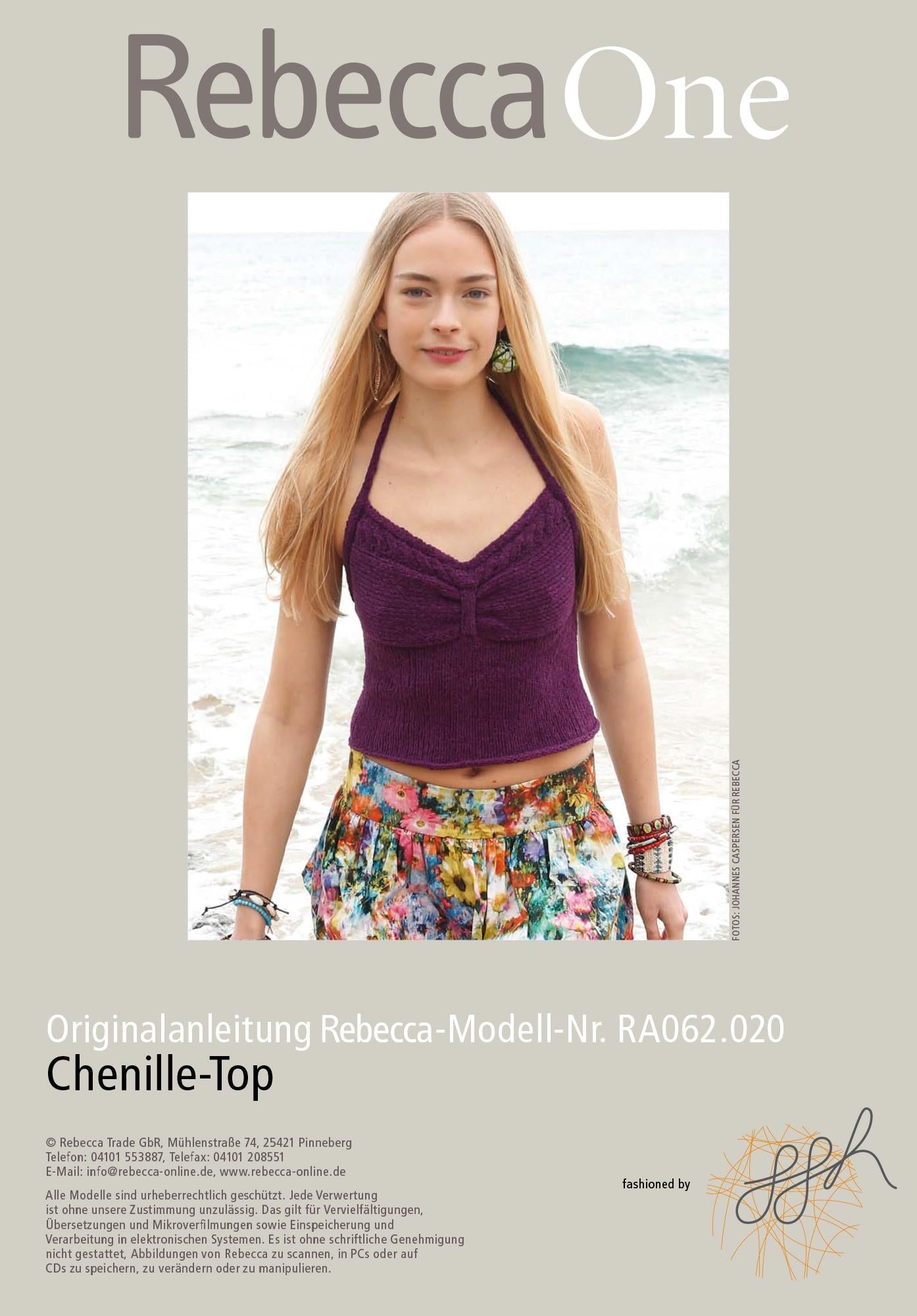 Chenille - Top im Persianermuster - Rebecca - Online.de