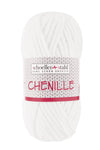 CHENILLE Wolle | 100g | Farbe 01 - Weiss - Rebecca - Online.de