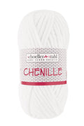 CHENILLE Wolle | 100g | Farbe 01 - Weiss - Rebecca - Online.de