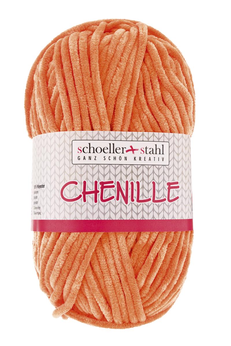 CHENILLE Wolle | 100g | Farbe 04 - Orange - Rebecca - Online.de