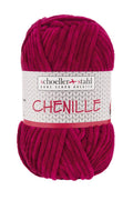 CHENILLE Wolle | 100g | Farbe 07 - Weinrot - Rebecca - Online.de
