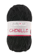 CHENILLE Wolle | 100g | Farbe 15 - Schwarz - Rebecca - Online.de
