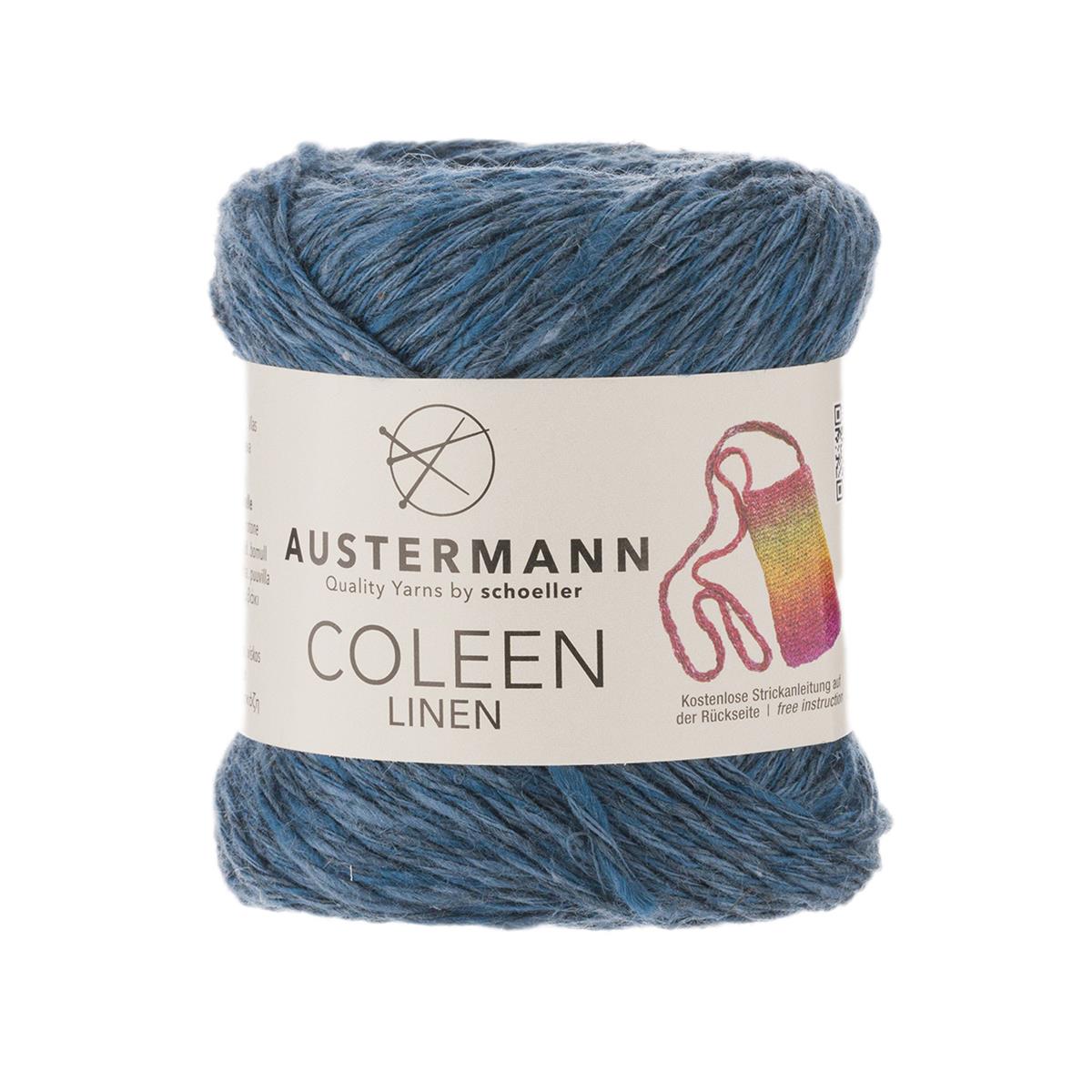 Coleen Linen Color 06 Indigo | Cotton with Linen – rebecca-online.de