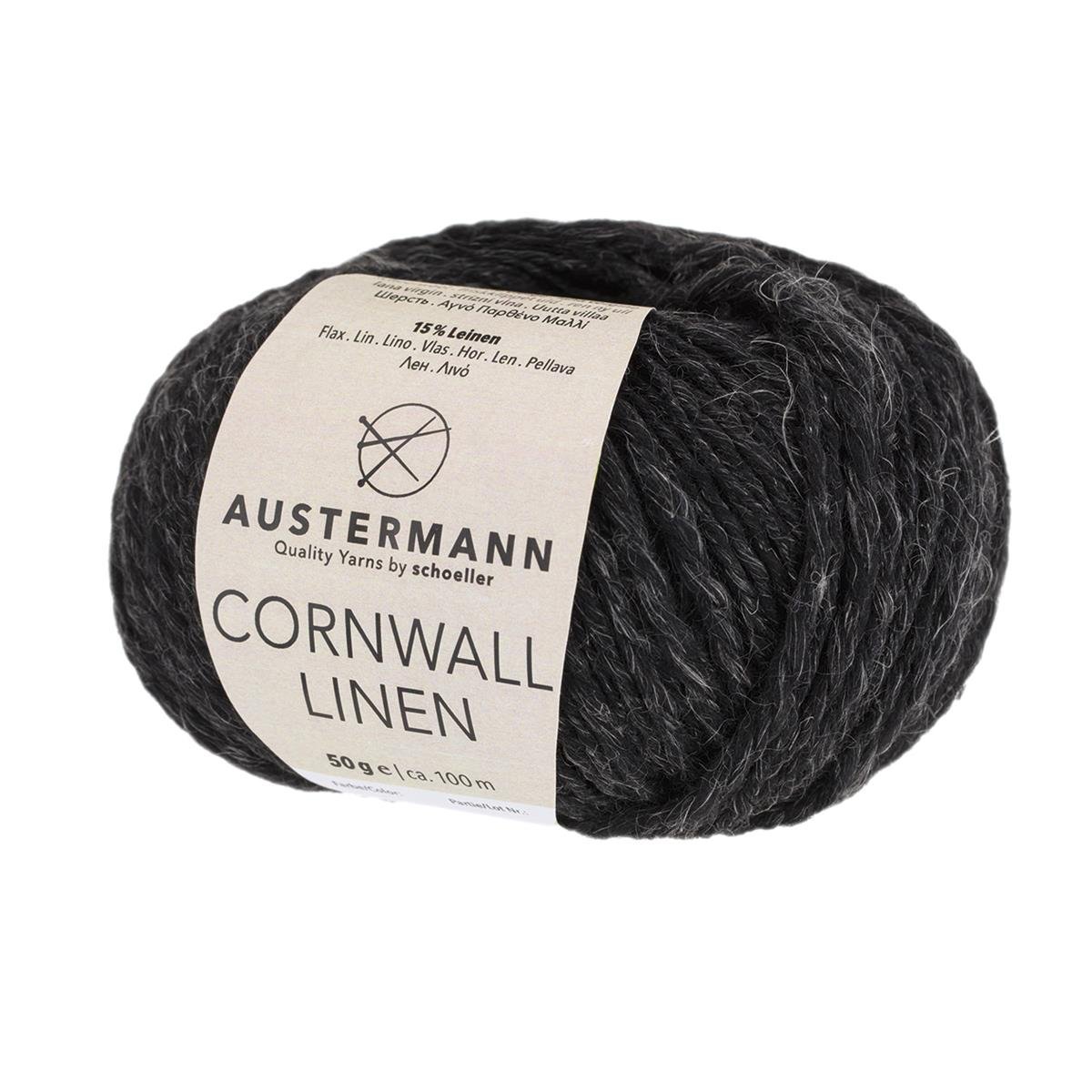 Cornwall Linen | 100 M - 50G | 02 - Anthrazit - Rebecca - Online.de