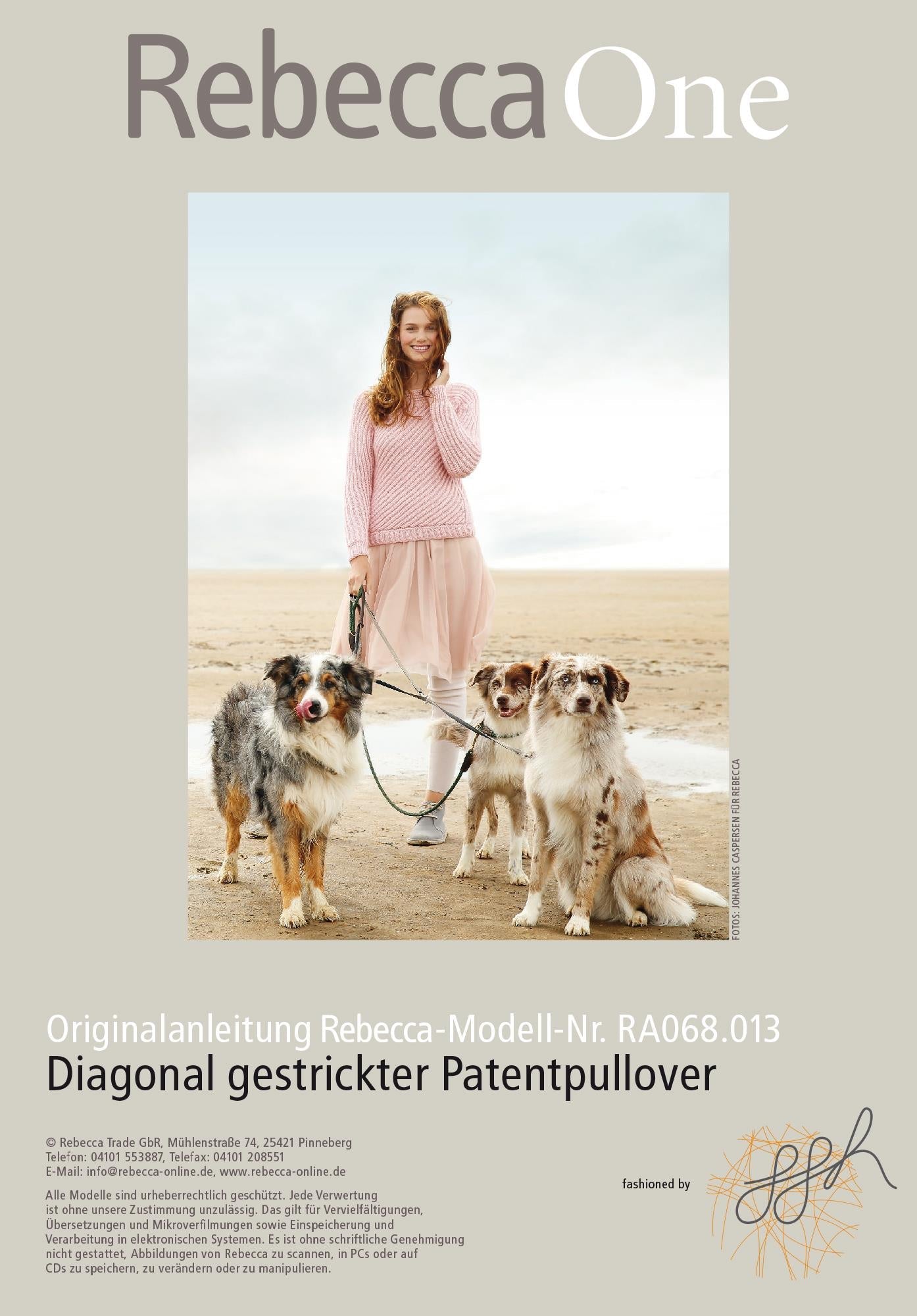 Diagonal gestrickter Patentpullover - Rebecca - Online.de