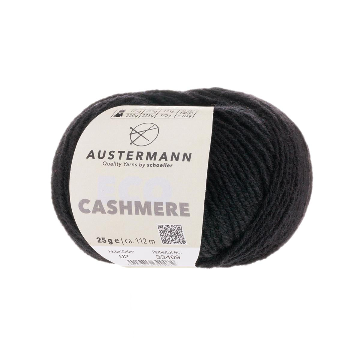Eco Cashmere | 112 M - 25 G | 02 - Schwarz - Rebecca - Online.de