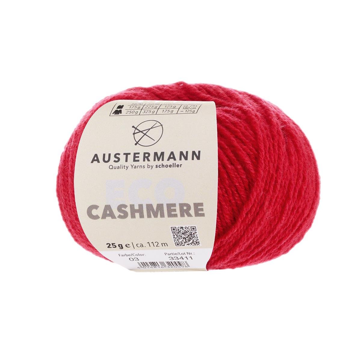 Eco Cashmere | 112 M - 25 G | 03 - Rot - Rebecca - Online.de