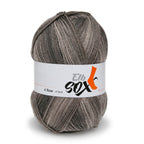 ElbSox - 4 flow - color | 002 - Braun Dégradé - Rebecca - Online.de