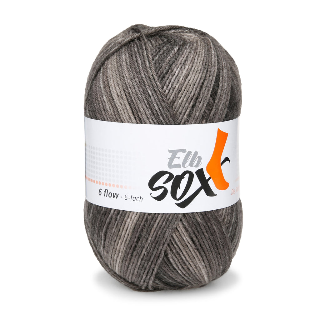 ElbSox - 6 flow - color | 002 - Braun Dégradé - Rebecca - Online.de