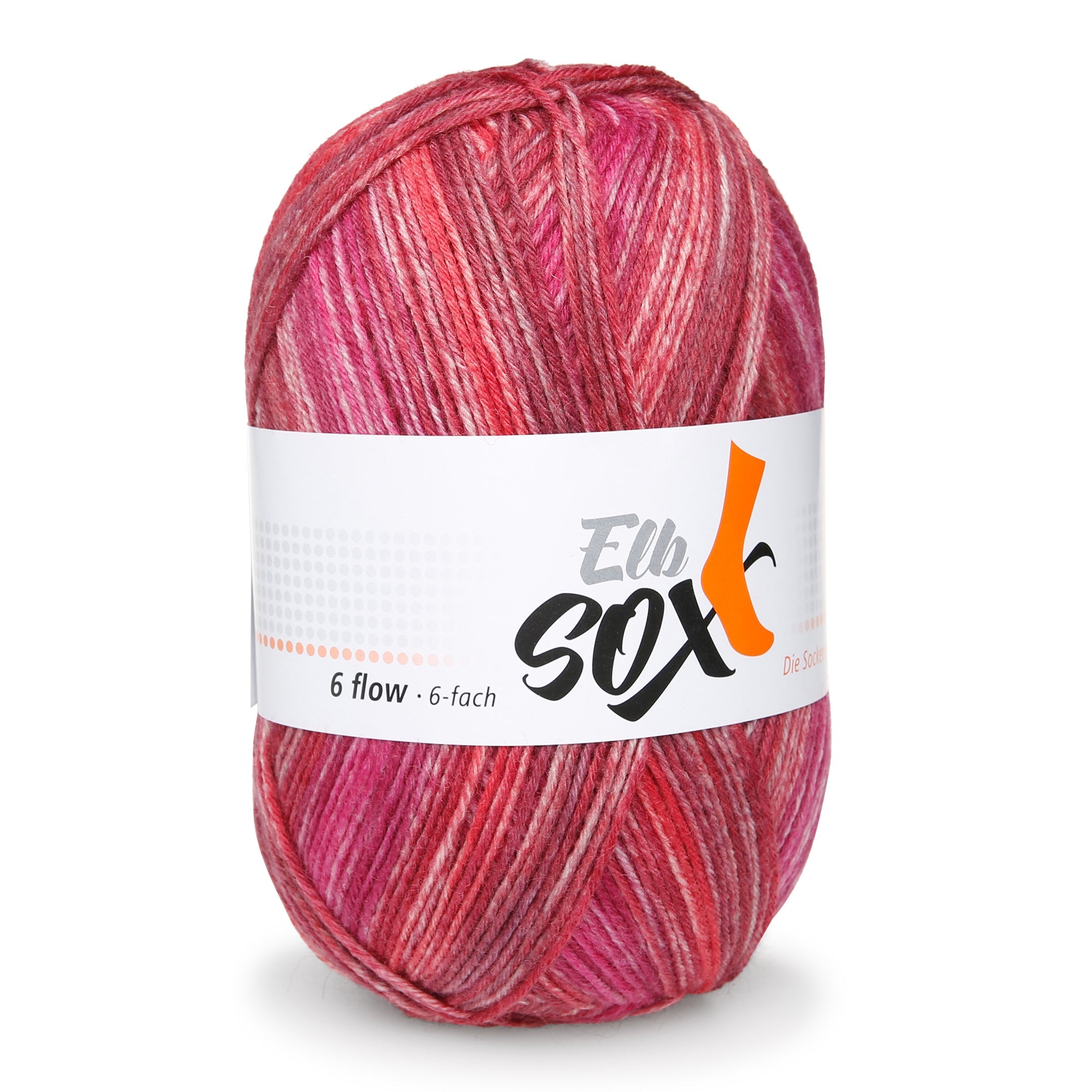 ElbSox - 6 flow - color | 005 - Rot Dégradé - Rebecca - Online.de
