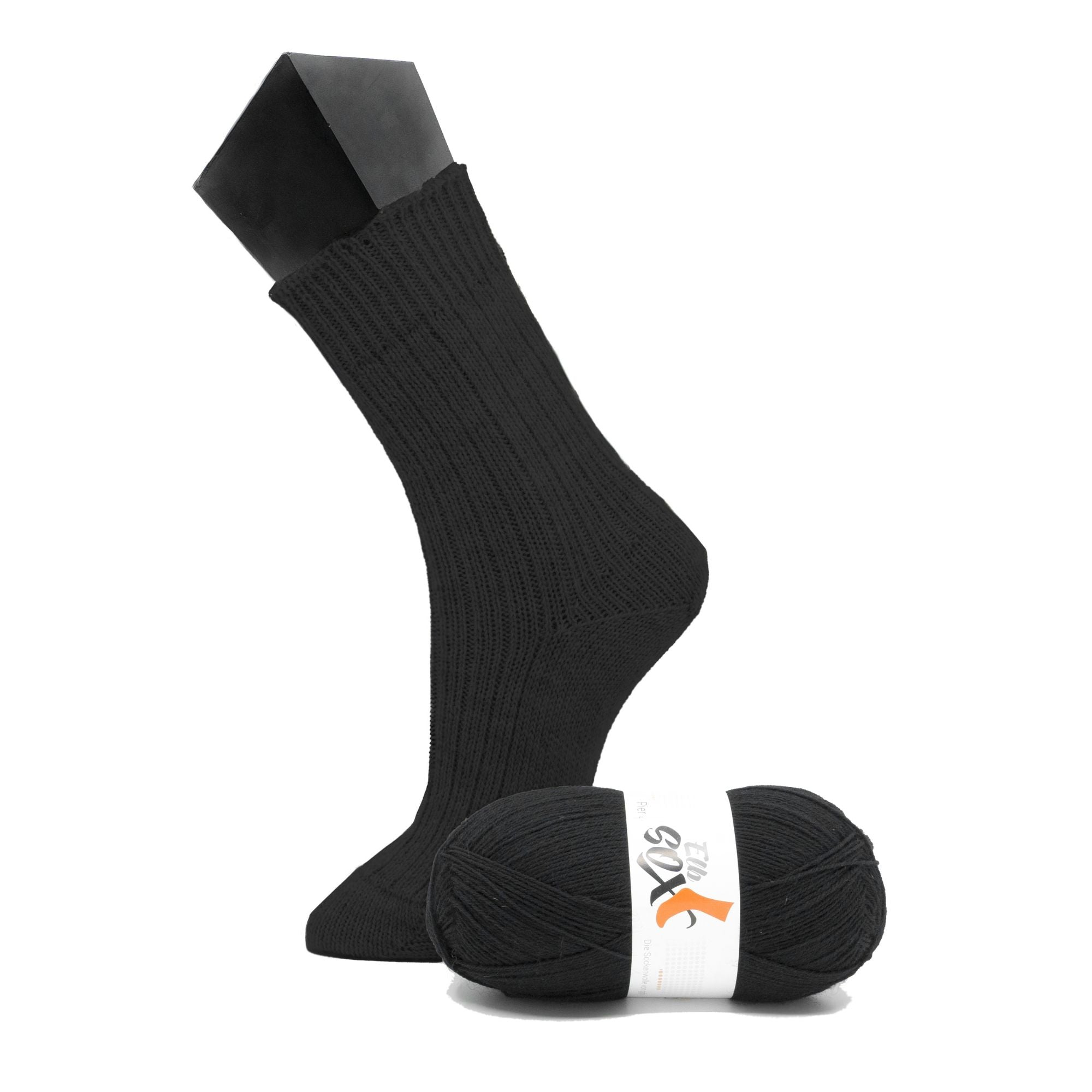 ElbSox Pier 4 | 100g Sockenwolle | 001 - Ankerschwarz - Rebecca - Online.de