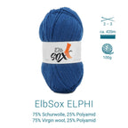 ElbSox Pier 4 | 100g Sockenwolle | 003 - Tiefseeblau - Rebecca - Online.de