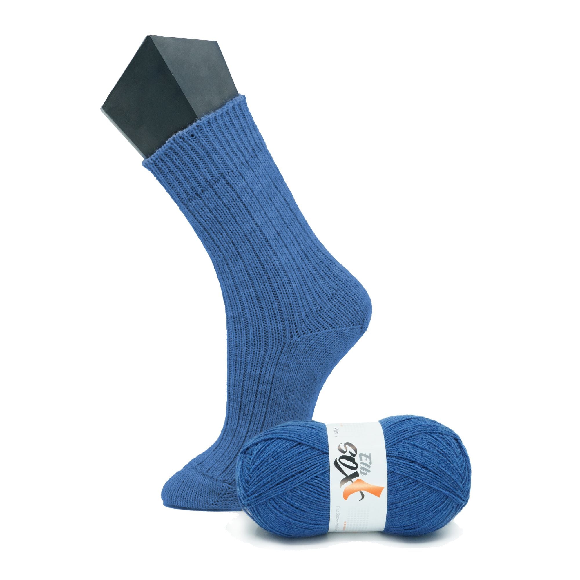ElbSox Pier 4 | 100g Sockenwolle | 003 - Tiefseeblau - Rebecca - Online.de