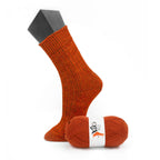 ElbSox Pier 4 | 100g Sockenwolle | 006 - Rostorange - Rebecca - Online.de
