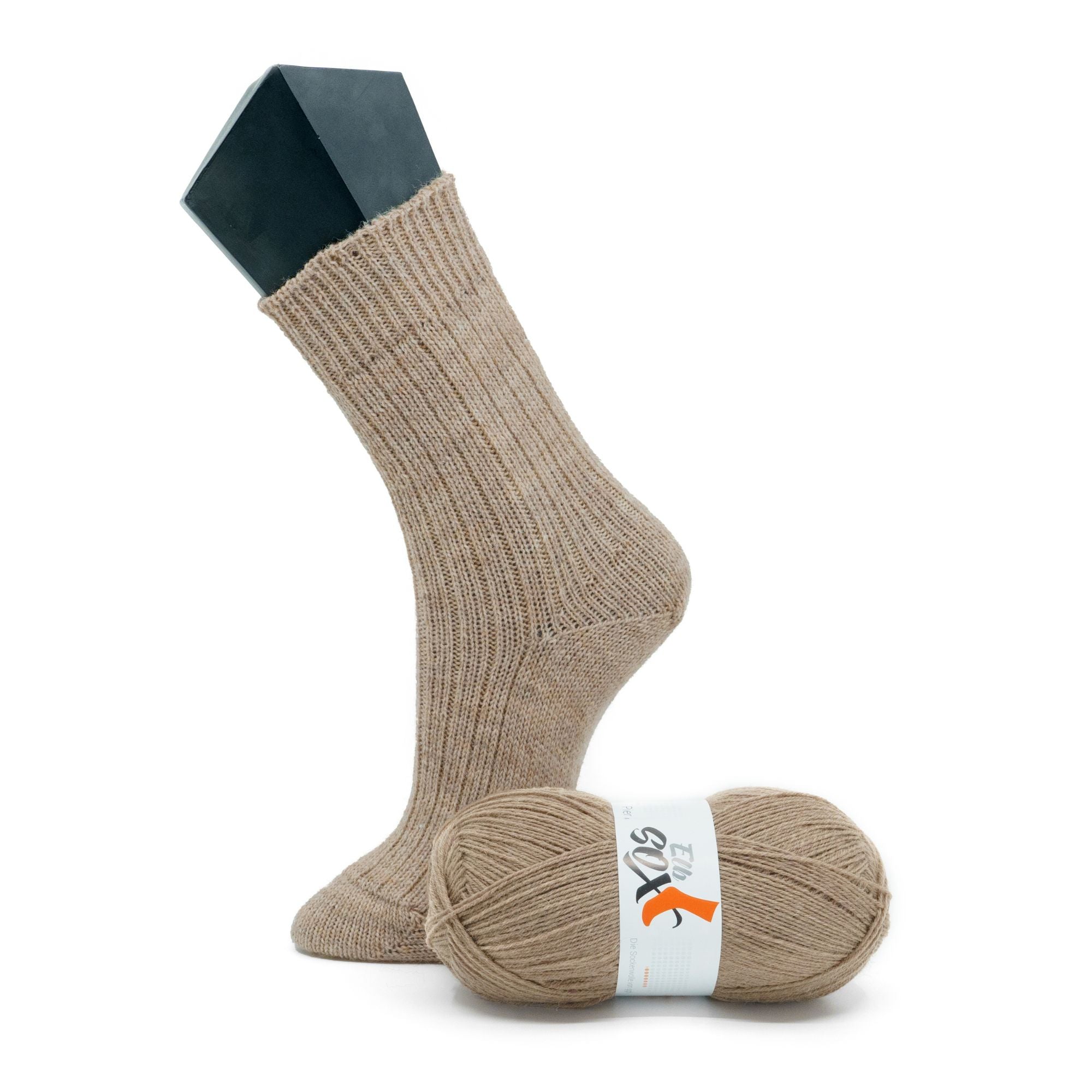 ElbSox Pier 4 | 100g Sockenwolle | 007 - Sandbeige - Rebecca - Online.de