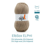 ElbSox Pier 4 | 100g Sockenwolle | 007 - Sandbeige - Rebecca - Online.de