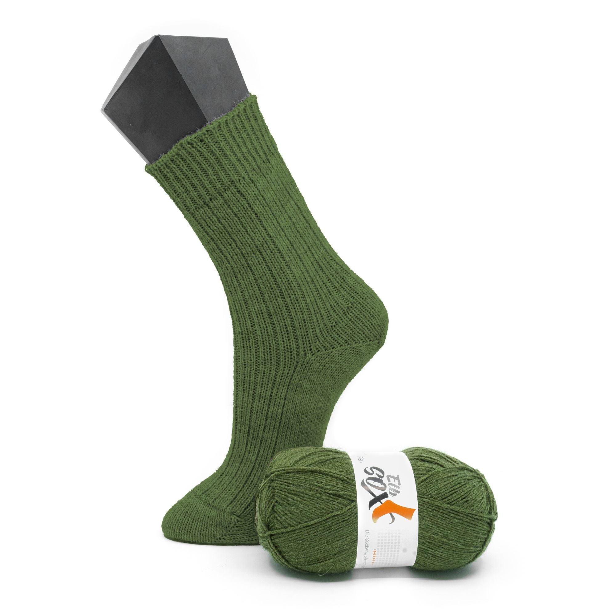 ElbSox Pier 4 | 100g Sockenwolle | 008 - Seetanggrün - Rebecca - Online.de