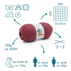 ElbSox Pier 4 | 100g Sockenwolle | 010 - Morgenröte - Rebecca - Online.de