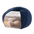 Fortissima 4 - fach Merino - Sockenwolle 100g | Farbe 04 - NACHTBLAU - rebecca - online.de