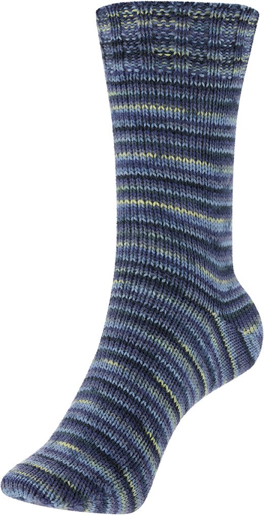 Fortissima 4 - fach Merino - Sockenwolle 100g | Farbe 101 - DENIM - rebecca - online.de
