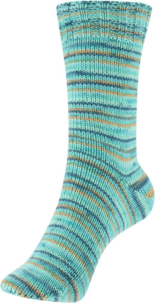 Fortissima 4 - fach Merino - Sockenwolle 100g | Farbe 105 - LAGUNE - rebecca - online.de