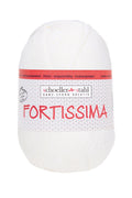 Fortissima 4 - fach Uni - Sockenwolle 100g | Farbe 2024 - WEISS | rebecca - online.de