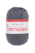 Fortissima 4 - fach Uni - Sockenwolle 100g | Farbe 2028 - MAUS - rebecca - online.de