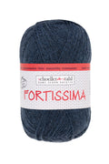 Fortissima 4 - fach Uni - Sockenwolle 100g | Farbe 2037 - POLAR - MELIERT - rebecca - online.de
