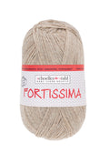 Fortissima 4 - fach Uni - Sockenwolle 100g | Farbe 2074 - HOLZ - MELIERT - rebecca - online.de