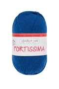Fortissima 4 - fach Uni - Sockenwolle 100g | Farbe 2099 - BLAU | rebecca - online.de