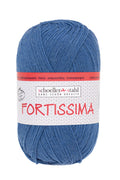 Fortissima 4 - fach Uni - Sockenwolle 100g | Farbe 2100 - TAUBE - rebecca - online.de