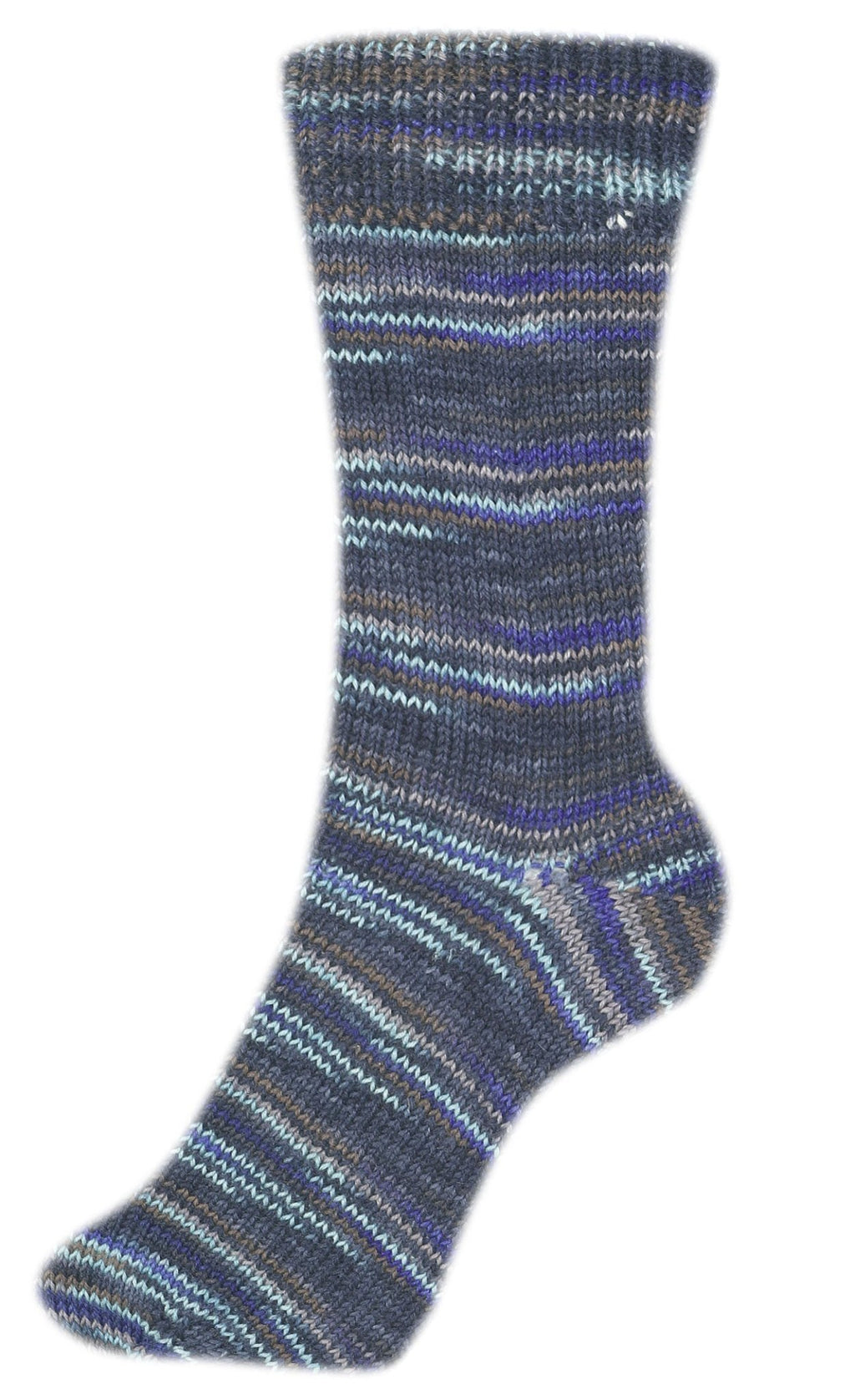 Fortissima 6 - fach bunte Sockenwolle 150g | Farbe 164 - TIEFSEE - rebecca - online.de