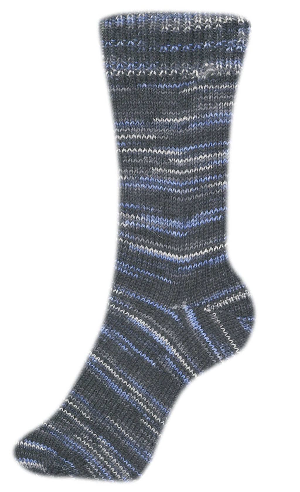 Fortissima 6 - fach bunte Sockenwolle 150g | Farbe 165 - ASPHALT - rebecca - online.de