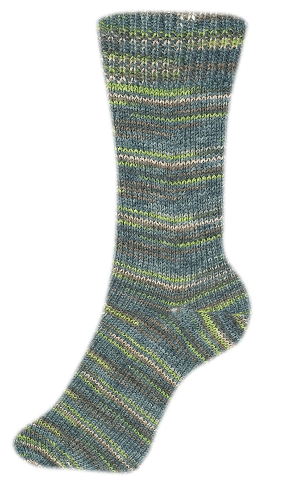 Fortissima 6 - fach bunte Sockenwolle 150g | Farbe 167 - DSCHUNGEL - rebecca - online.de