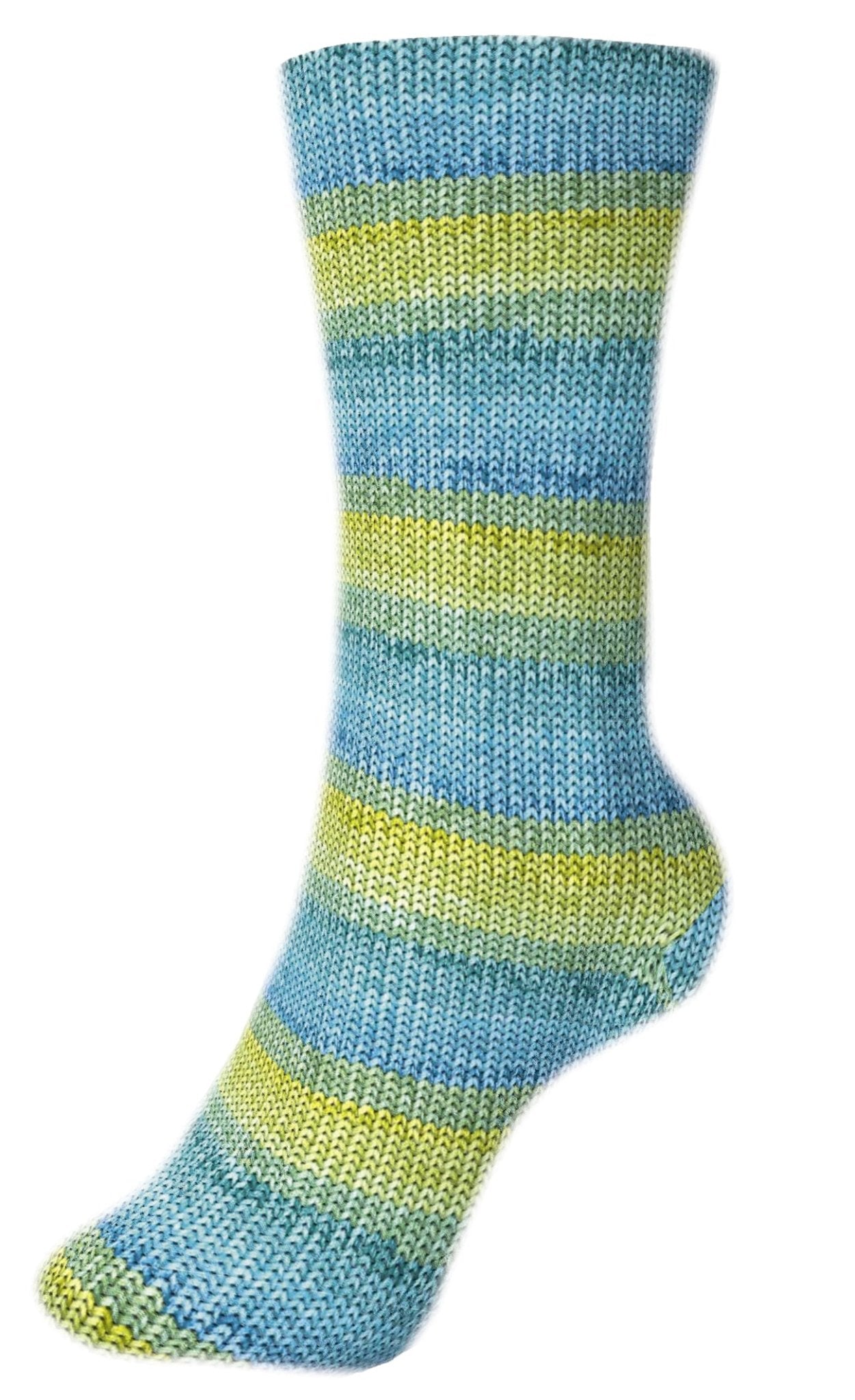 Fortissima 6 - fach bunte Sockenwolle 150g | Farbe 200 - LIBELLE - rebecca - online.de