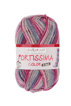 Fortissima 6 - fach bunte Sockenwolle 150g | Farbe 202 - ERIKA - rebecca - online.de