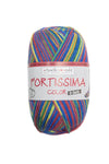 Fortissima 6 - fach bunte Sockenwolle 150g | Farbe 231 - COBALT - rebecca - online.de