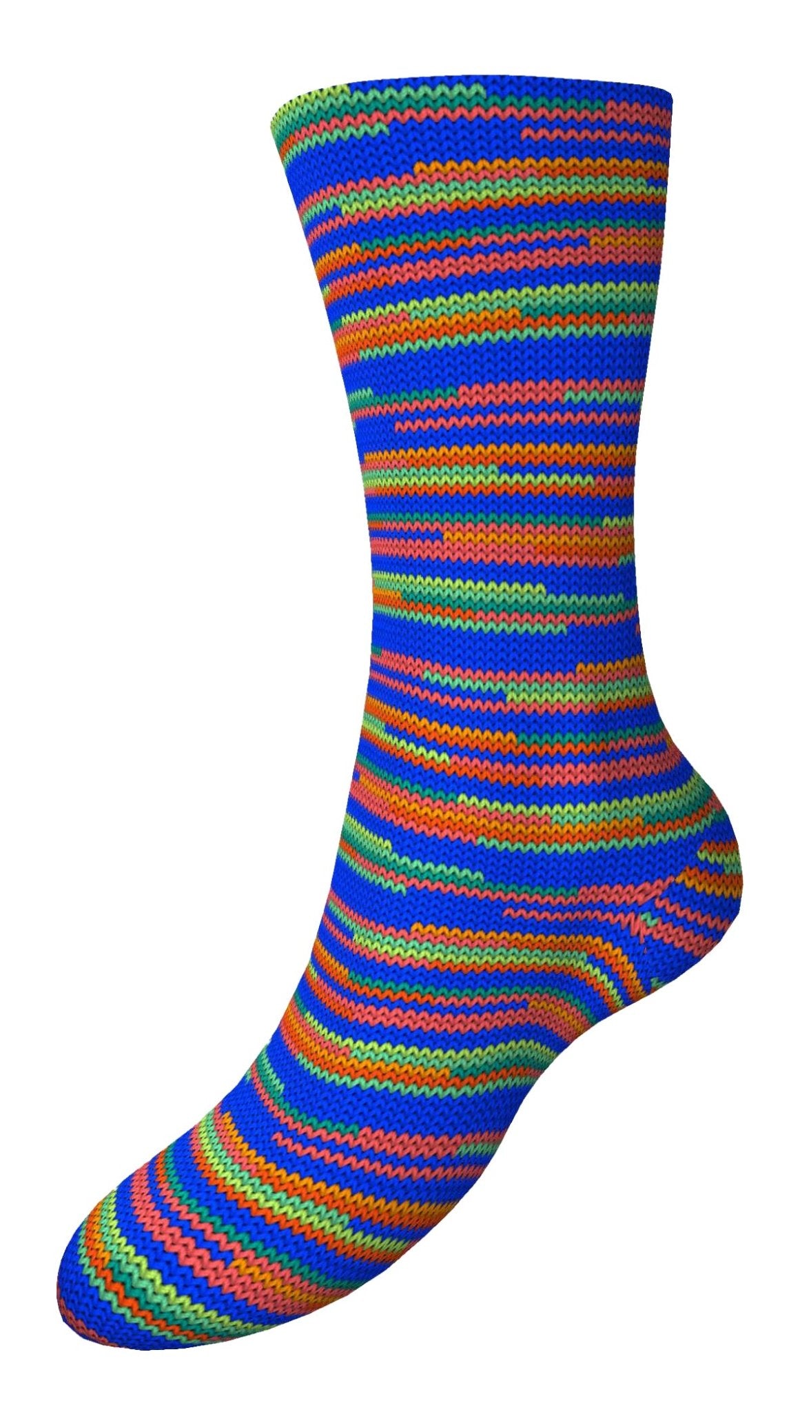 Fortissima 6 - fach bunte Sockenwolle 150g | Farbe 231 - COBALT - rebecca - online.de