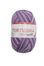 Fortissima 6 - fach bunte Sockenwolle 150g | Farbe 472 - AMETHYST - rebecca - online.de