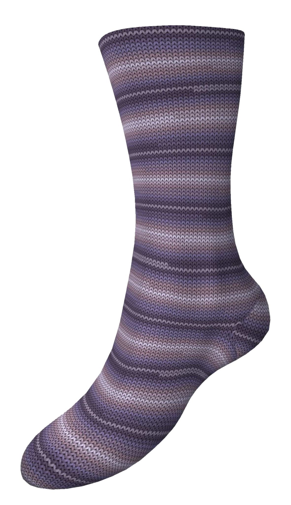 Fortissima 6 - fach bunte Sockenwolle 150g | Farbe 472 - AMETHYST - rebecca - online.de