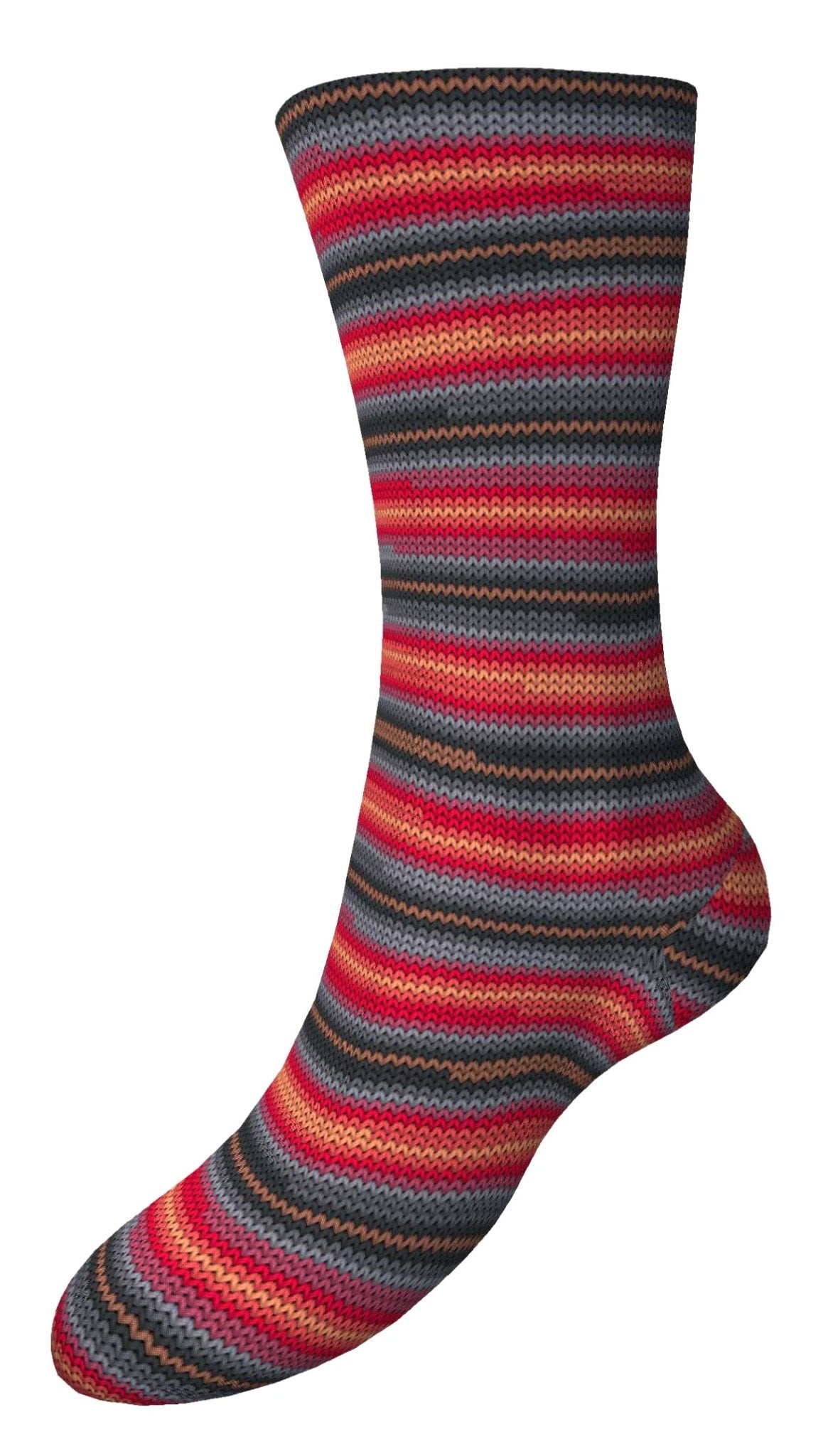 Fortissima 6 - fach bunte Sockenwolle 150g | Farbe 473 - GRANAT - rebecca - online.de