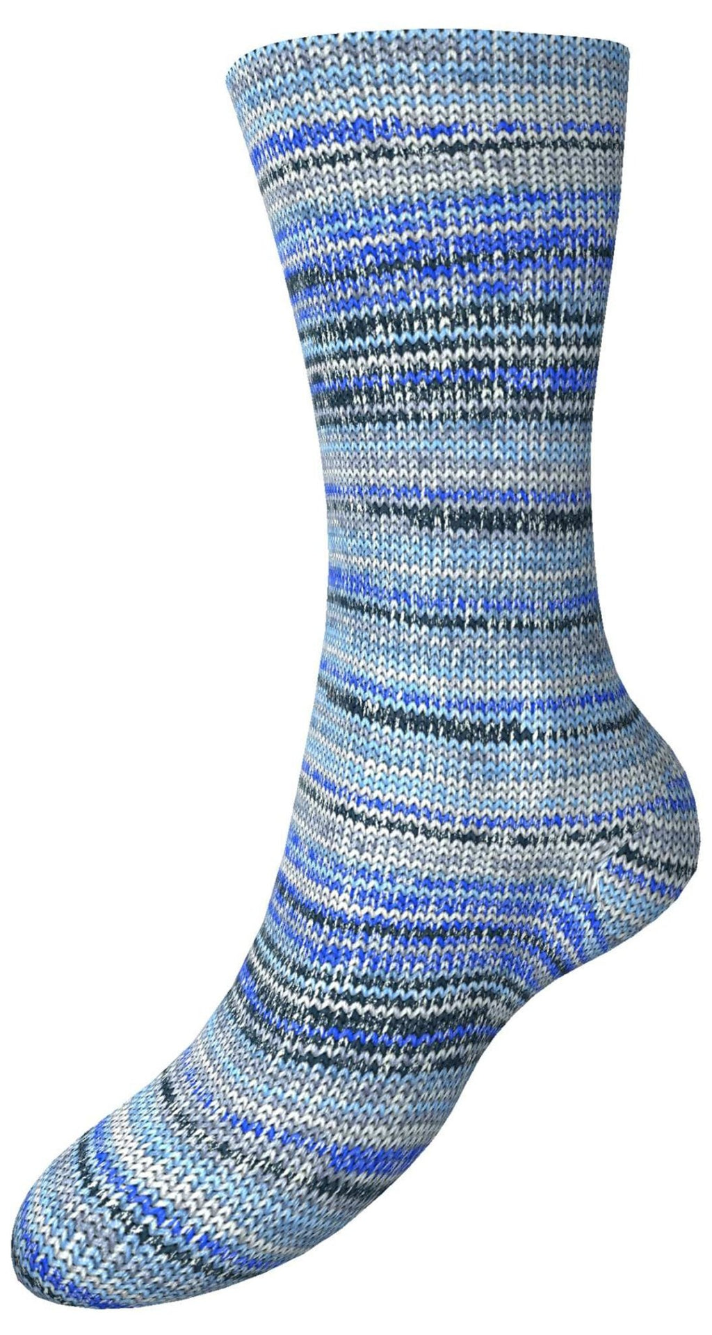 Fortissima 8 - fach bunte Sockenwolle 150g | Farbe 806 - BACHLAUF - rebecca - online.de