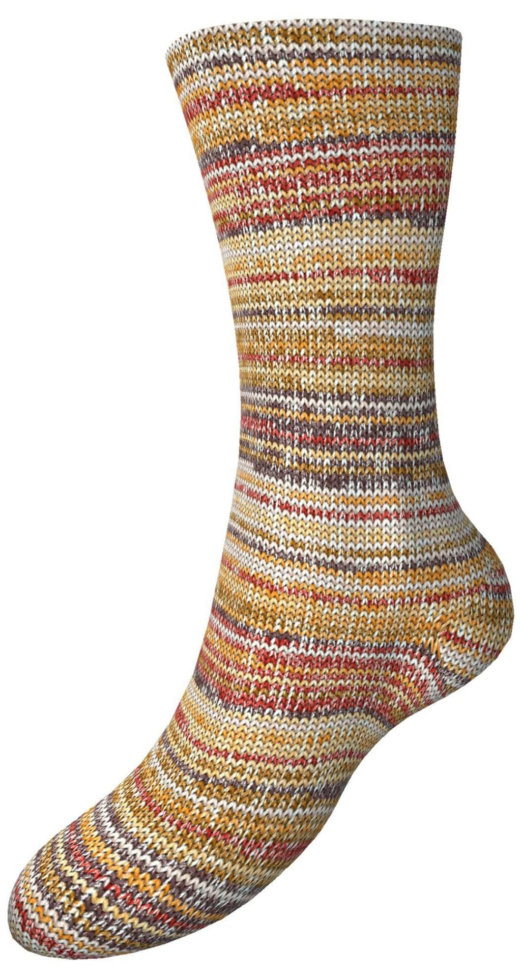 Fortissima 8 - fach bunte Sockenwolle 150g | Farbe 808 - HASELNUSS - rebecca - online.de