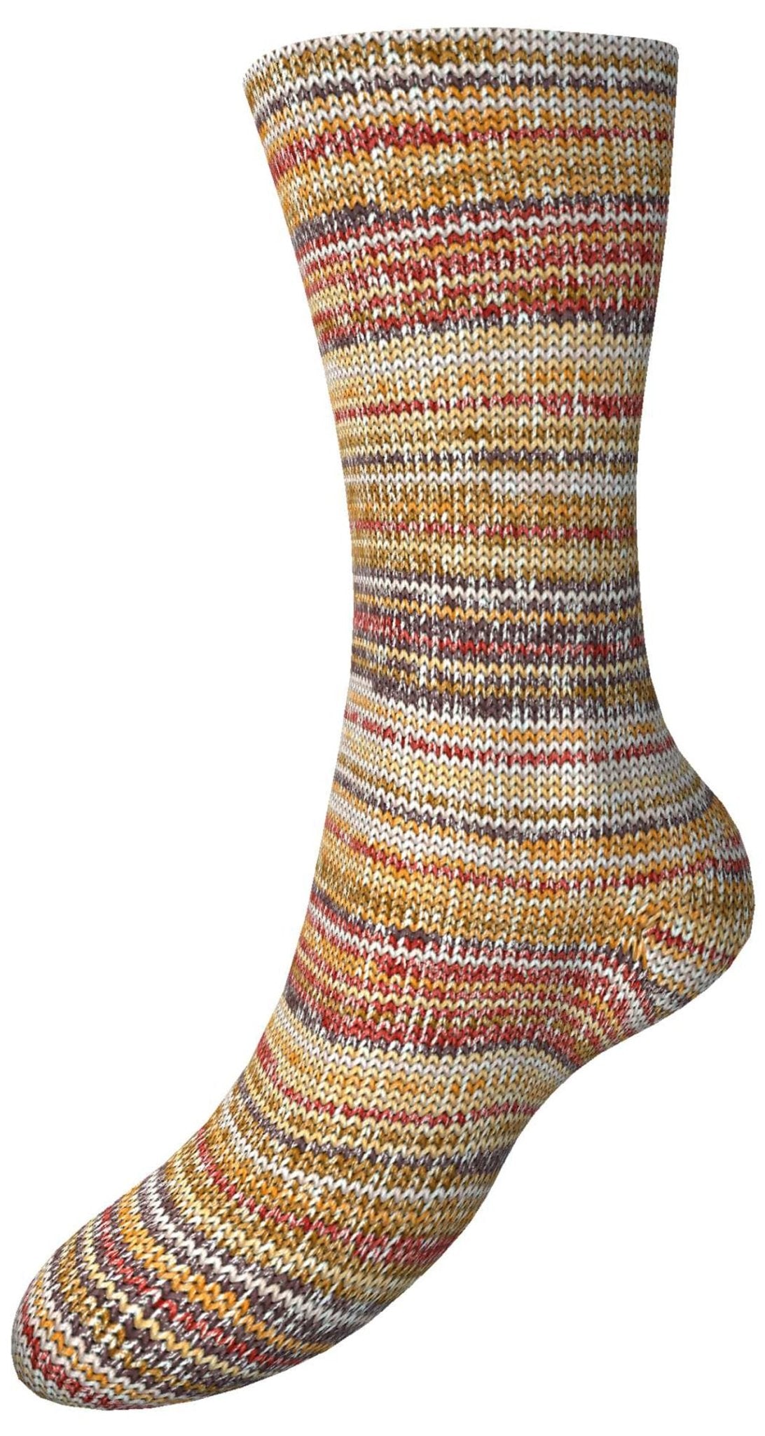 Fortissima 8 - fach bunte Sockenwolle 150g | Farbe 808 - HASELNUSS - rebecca - online.de